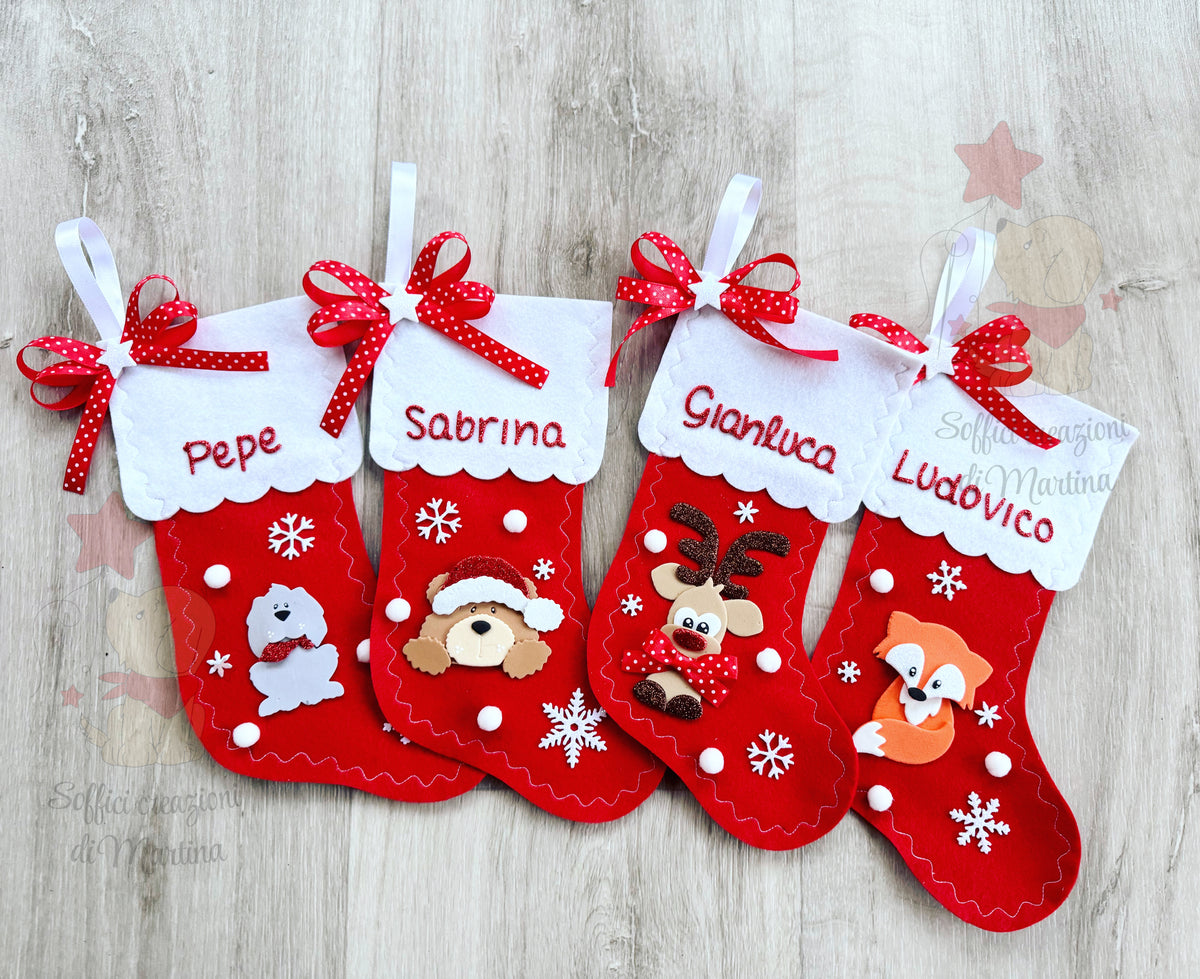Calza Befana personalizzata