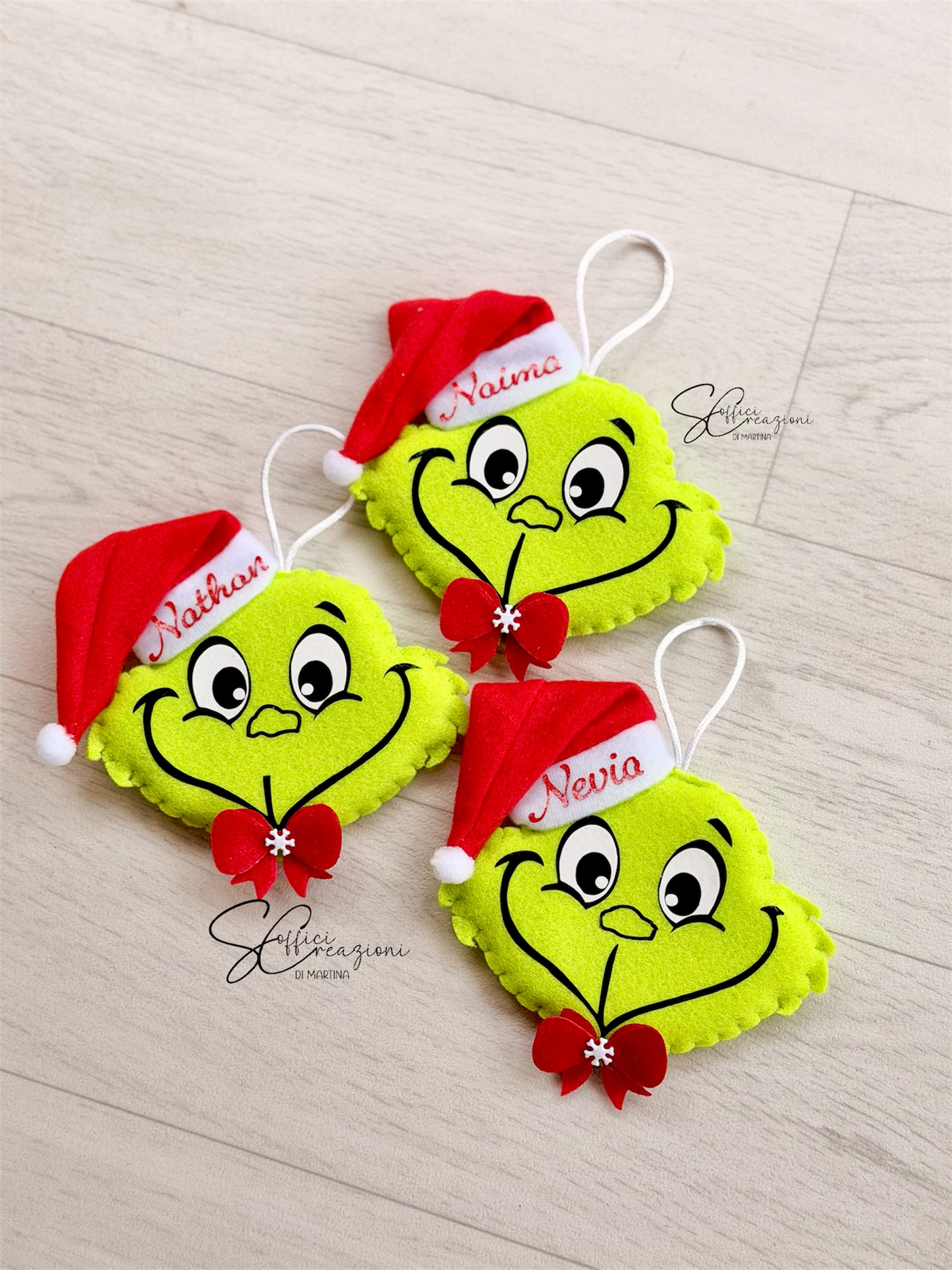 Addobbo albero di Natale grinch