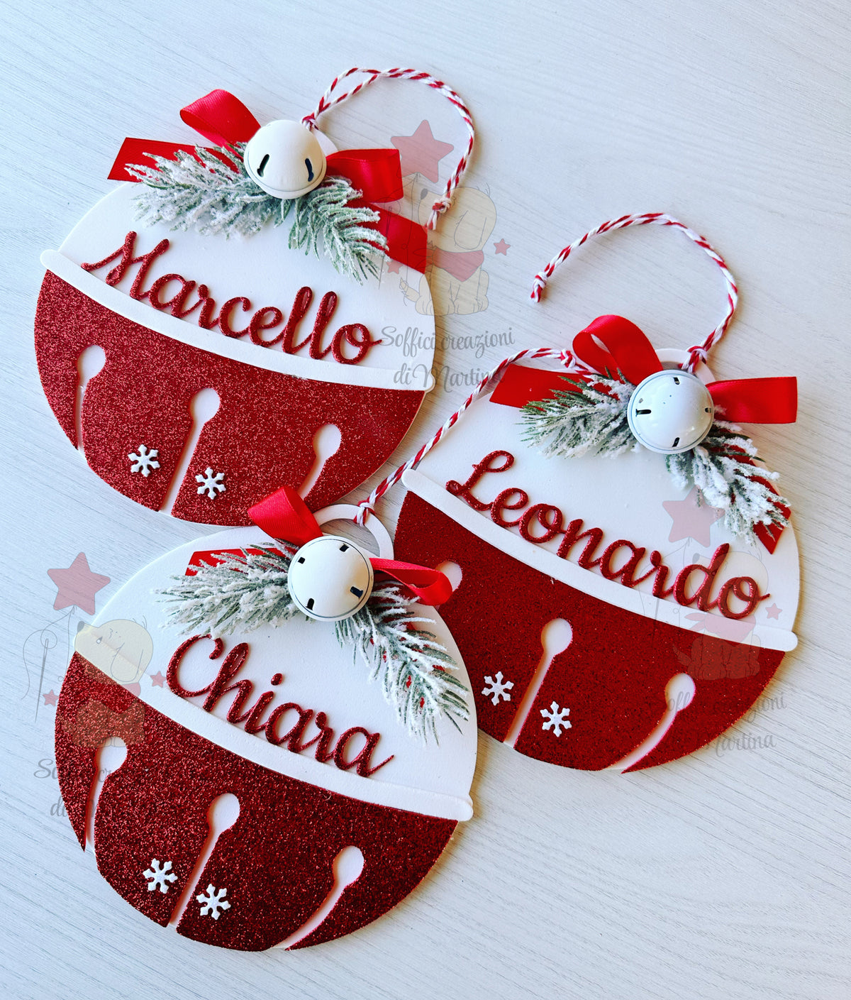 Pallina con nome jingle