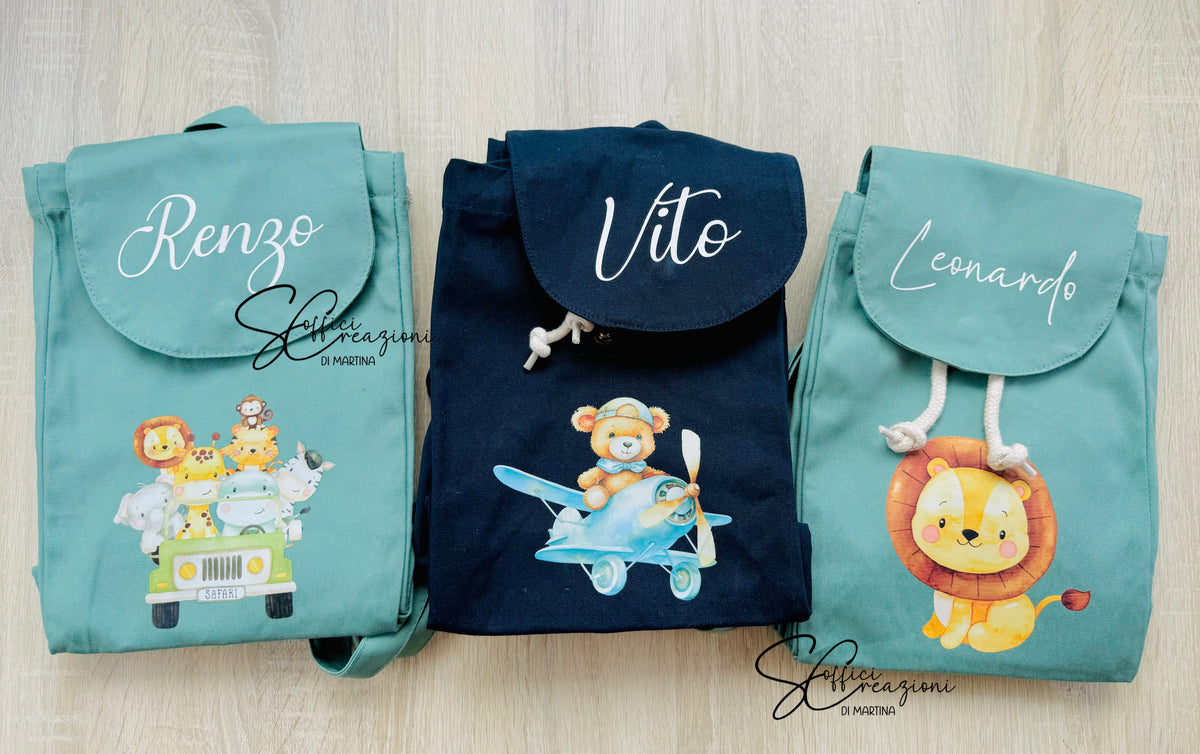 Zaino bambino/a personalizzato