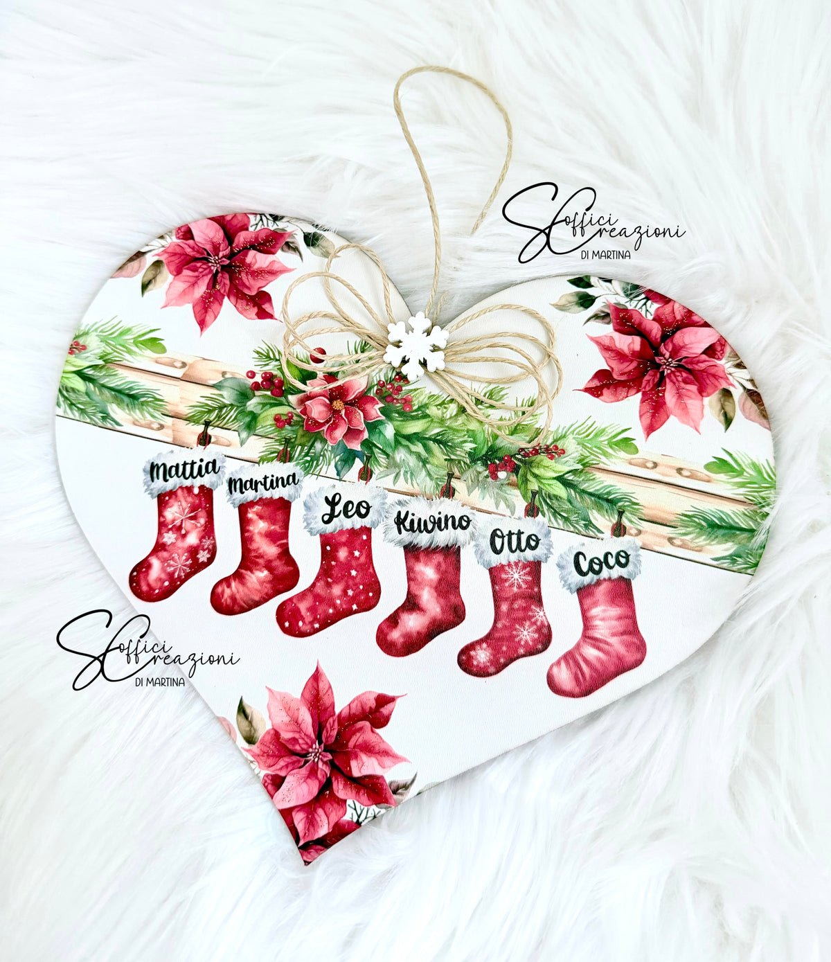 Cuore natalizio family