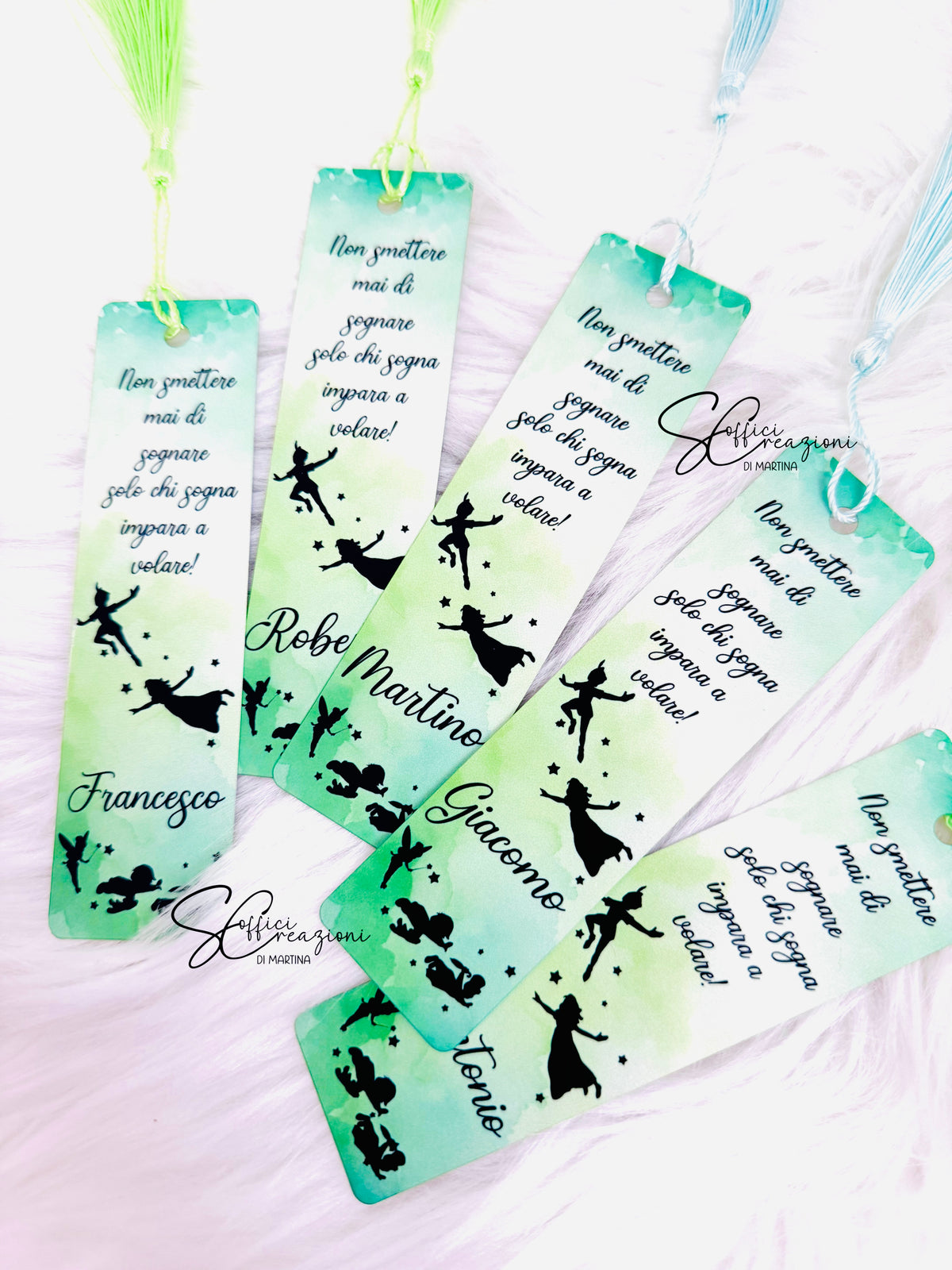 Personalized metal bookmarks