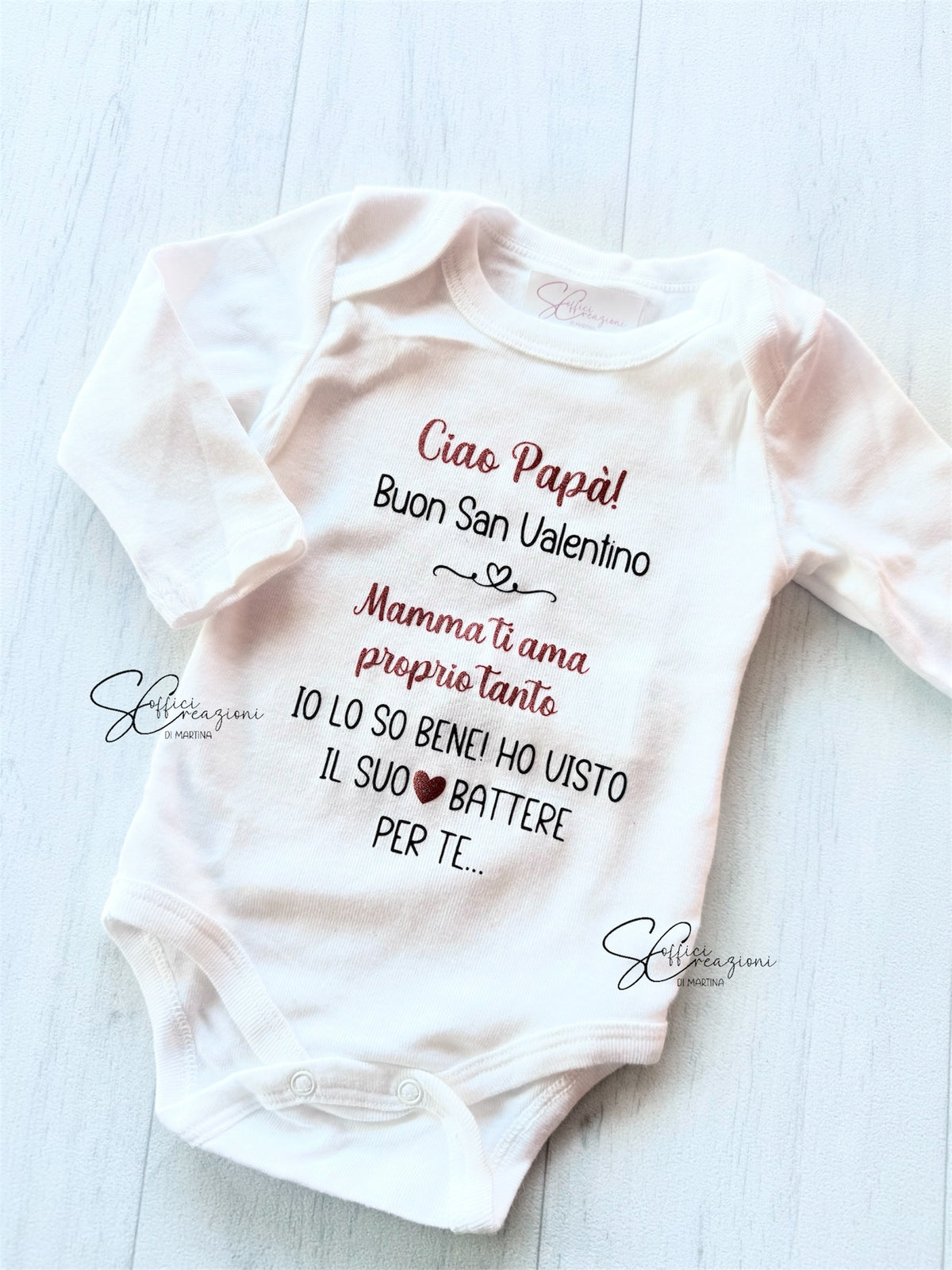 Body neonato personalizzato