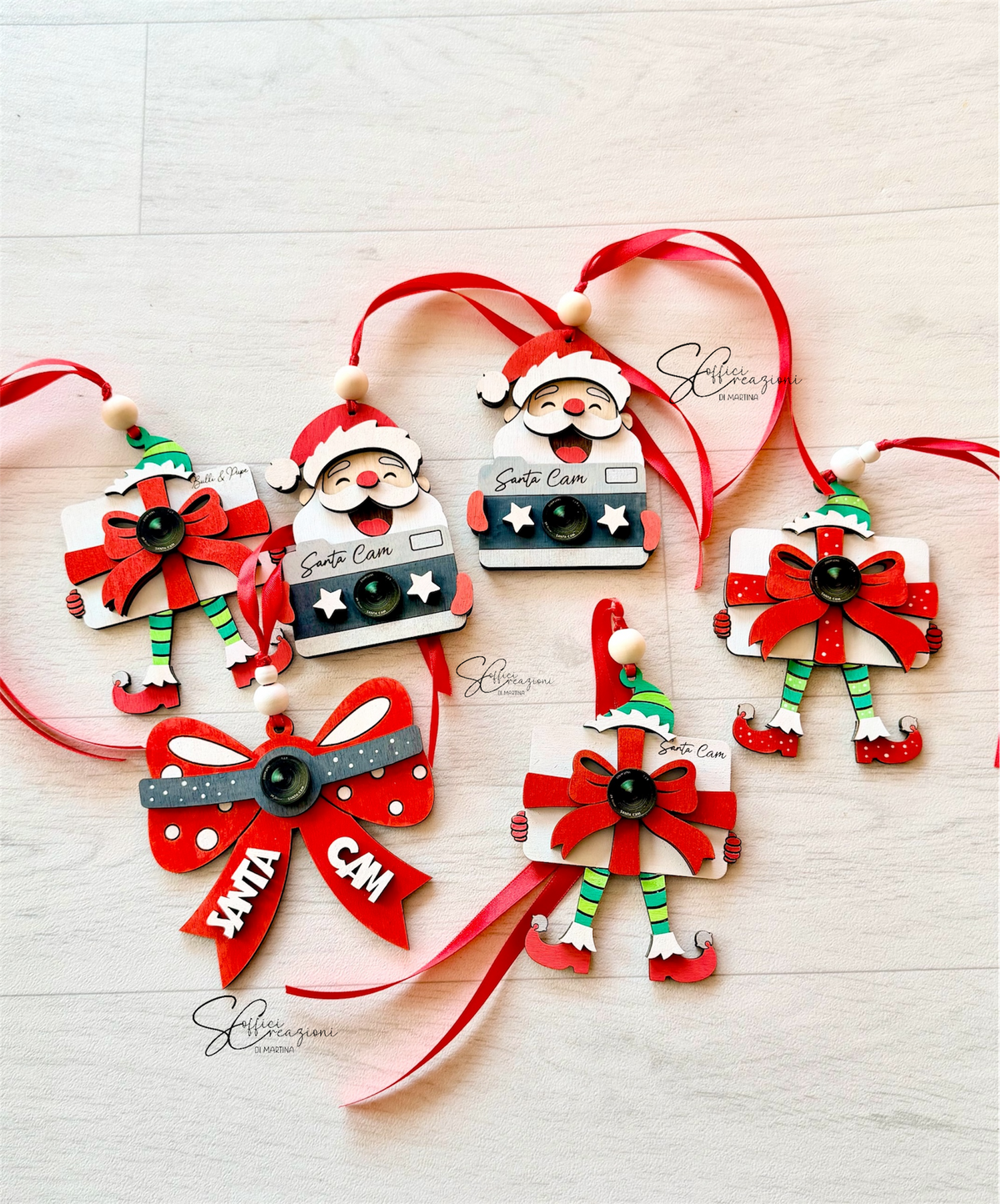 Babbo Natale Elf cam - telecamera sorveglianza di Babbo Natale