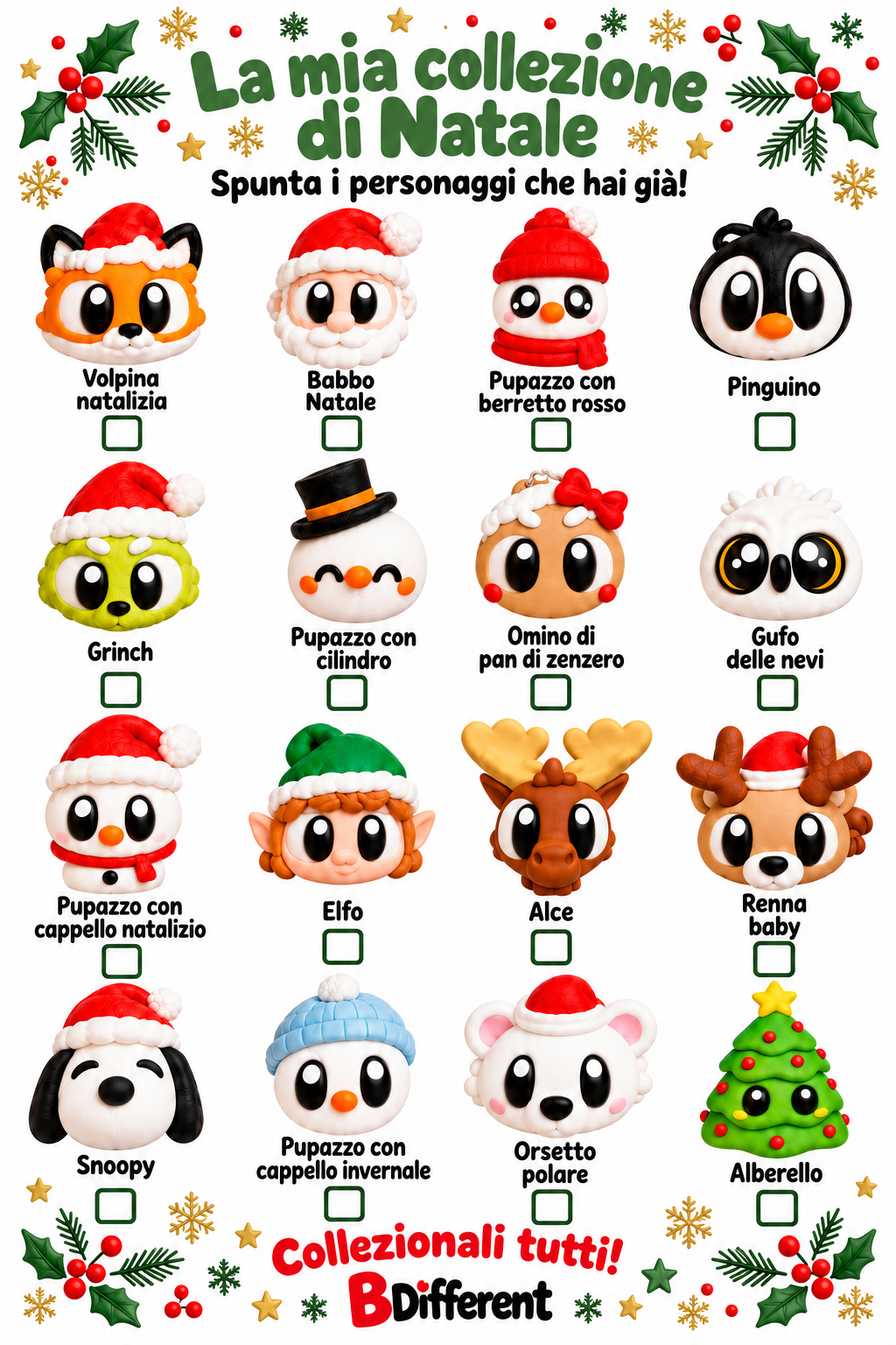 Busta blind box sorpresa Natale