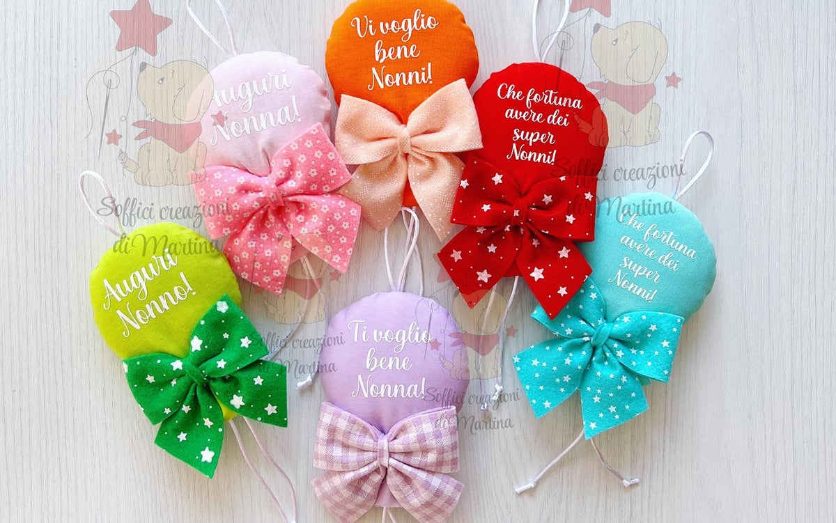 Palloncino colorato con dedica