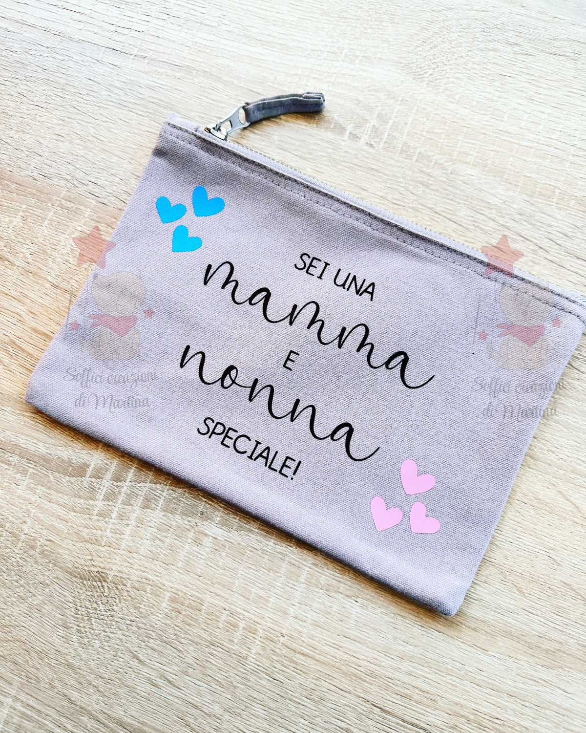 Pochette con frase