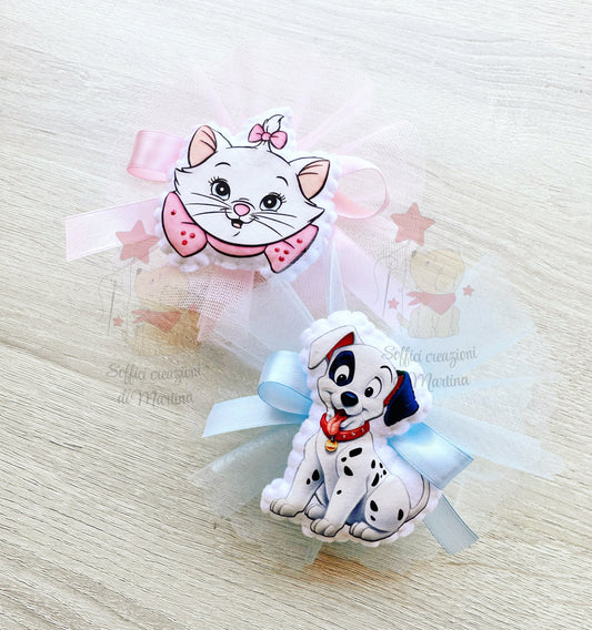 Small bags with printed magnet