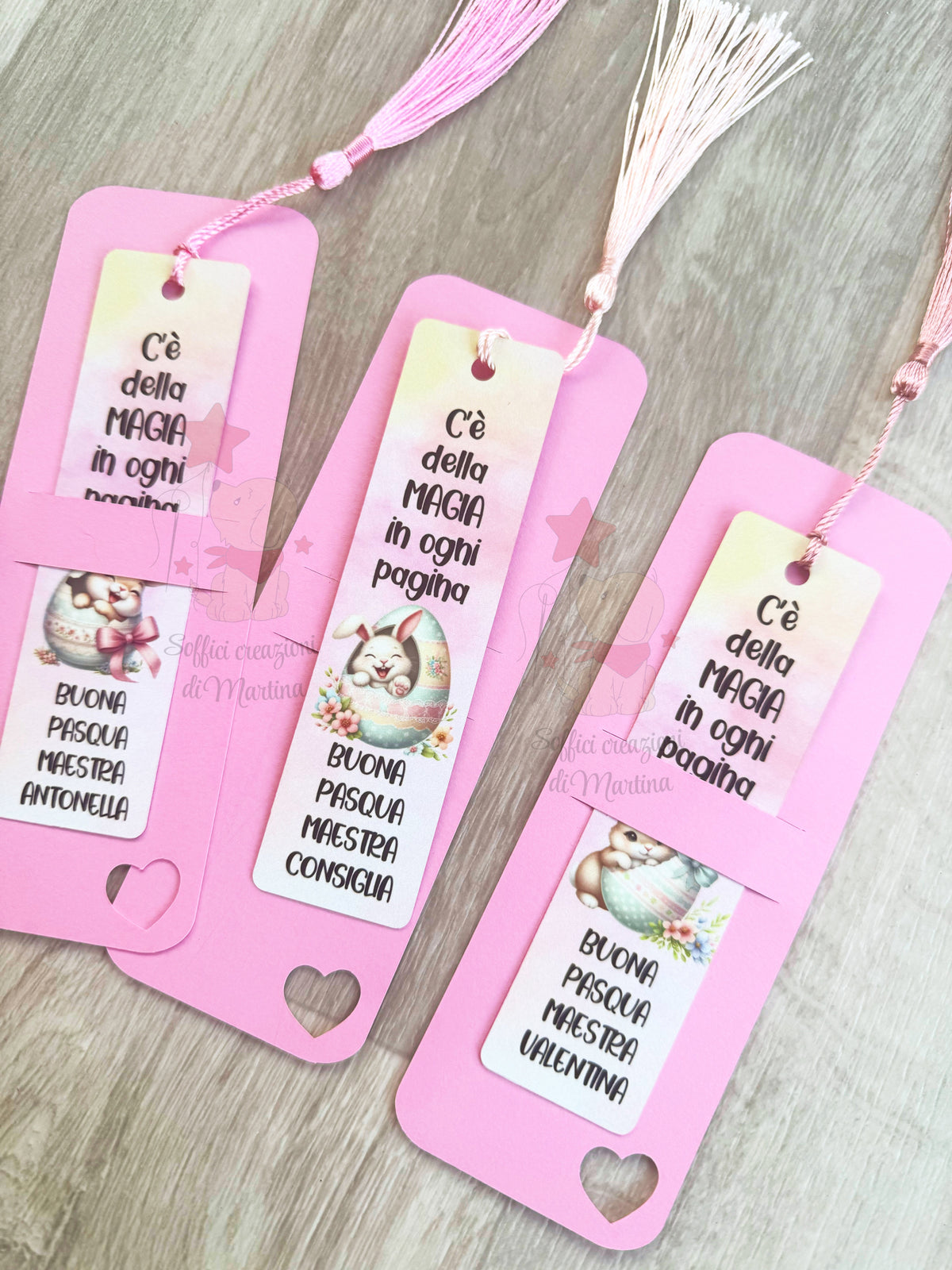 Personalized metal bookmarks