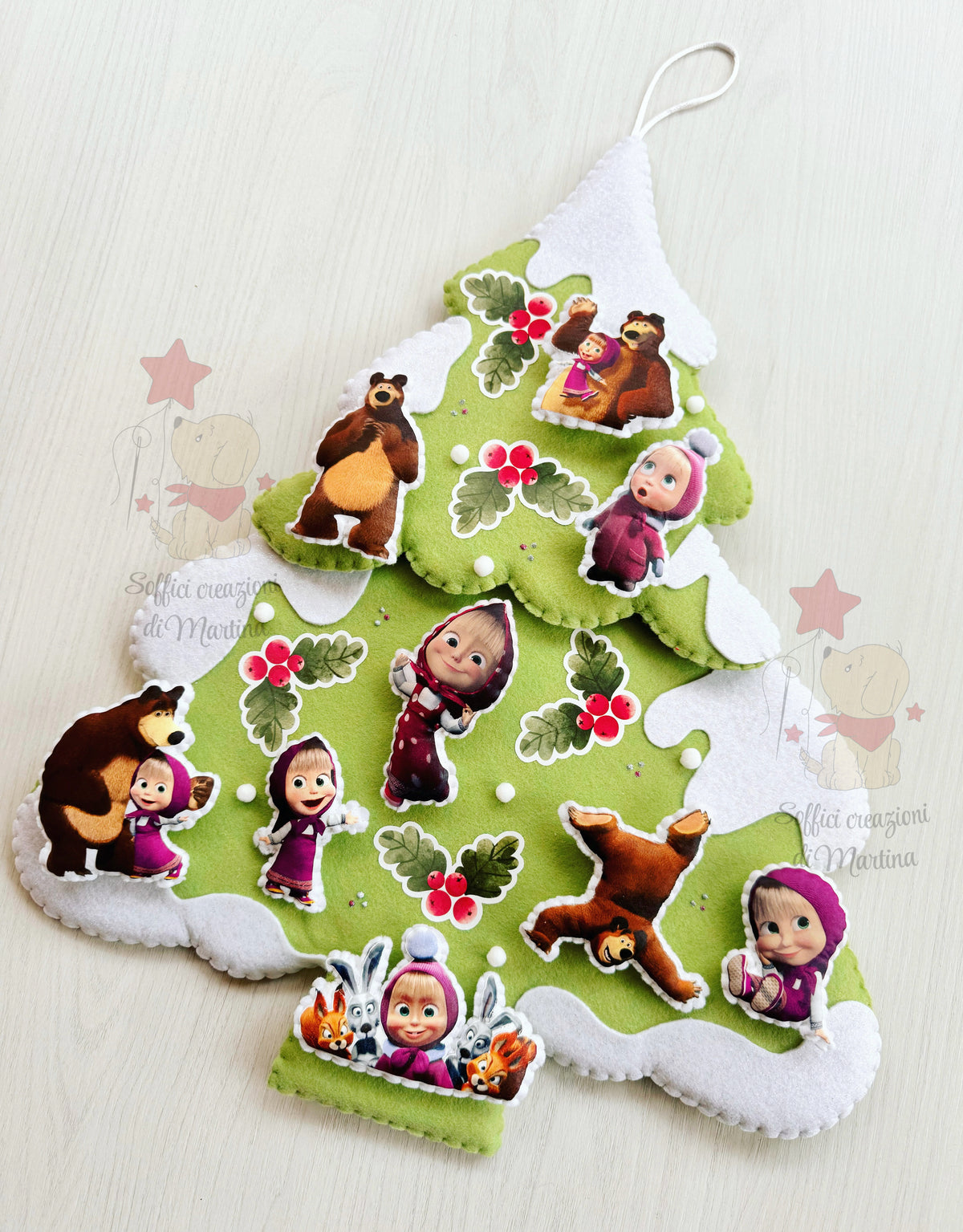Albero natalizio attacca stacca montessori