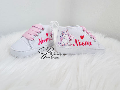 Scarpe neonato personalizzate