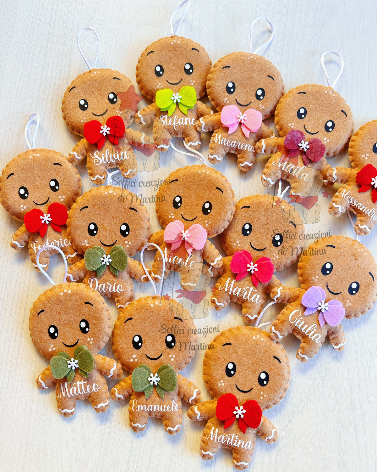 Gingerbread omino pan di zenzero personalizzato
