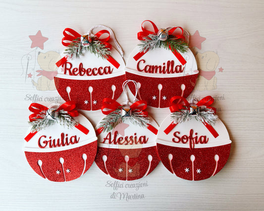 Pallina con nome jingle