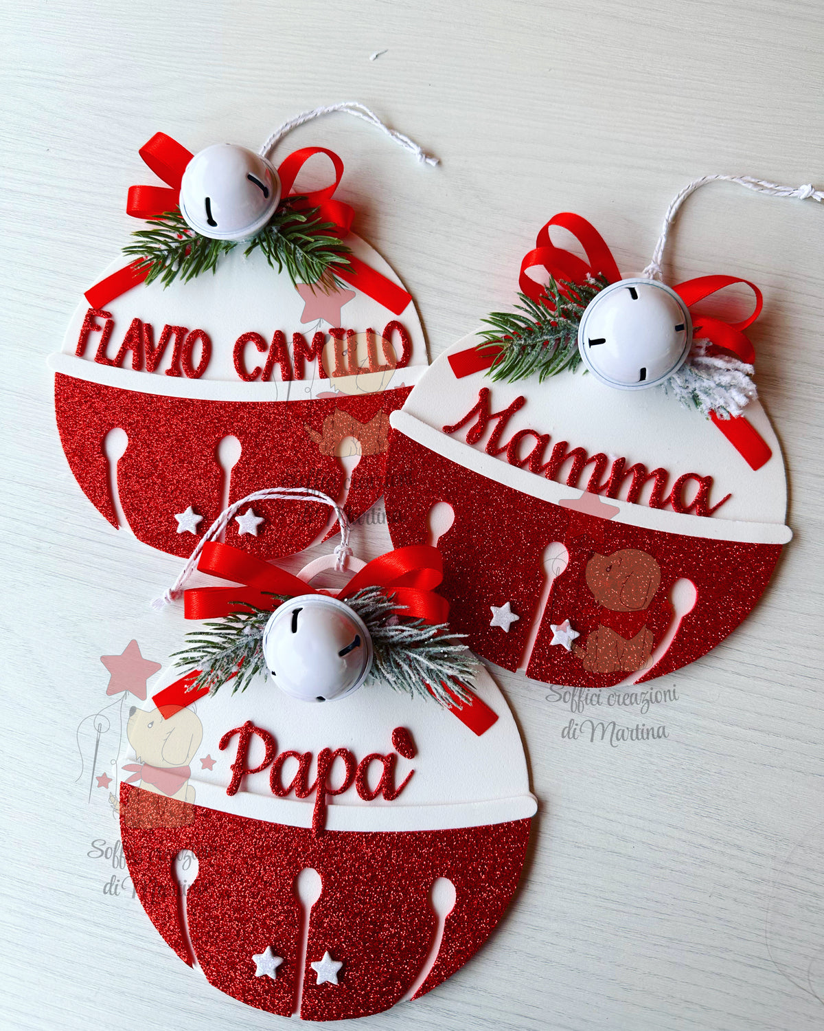 Pallina con nome jingle