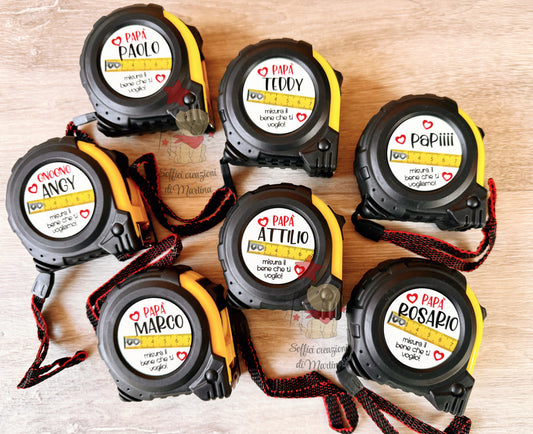 Personalized tape measure
