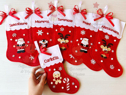Calza Befana personalizzata