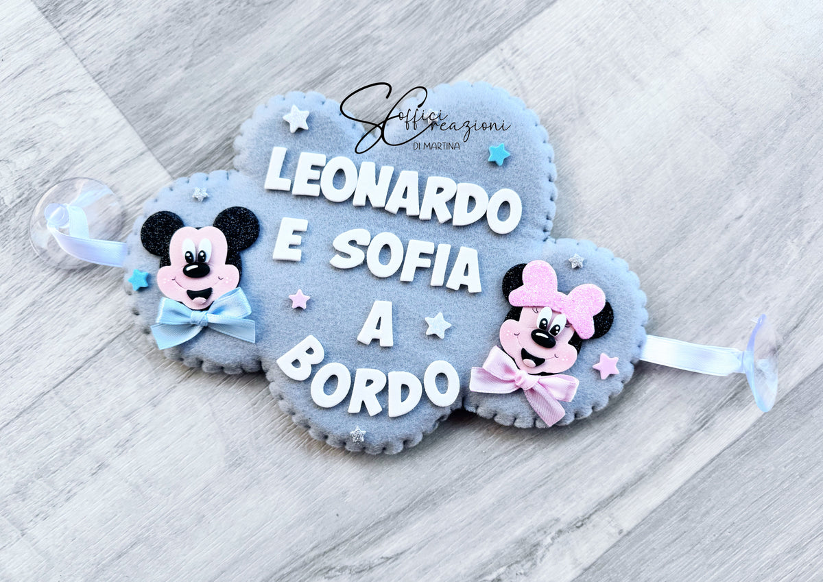 Bimbo a bordo topolino