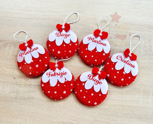 Pallina di Natale con nome