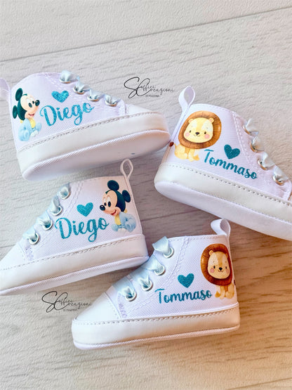 Scarpe neonato personalizzate
