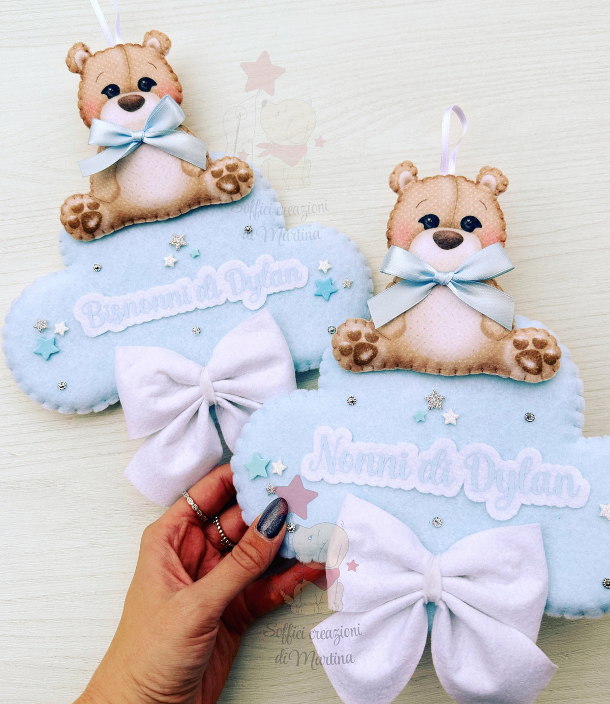 Mini Bear birth bow