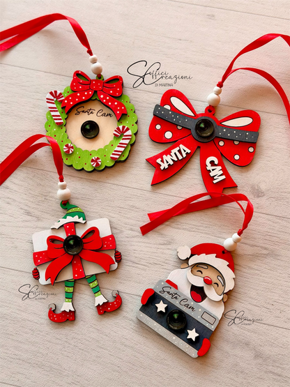 Babbo Natale Elf cam - telecamera sorveglianza di Babbo Natale