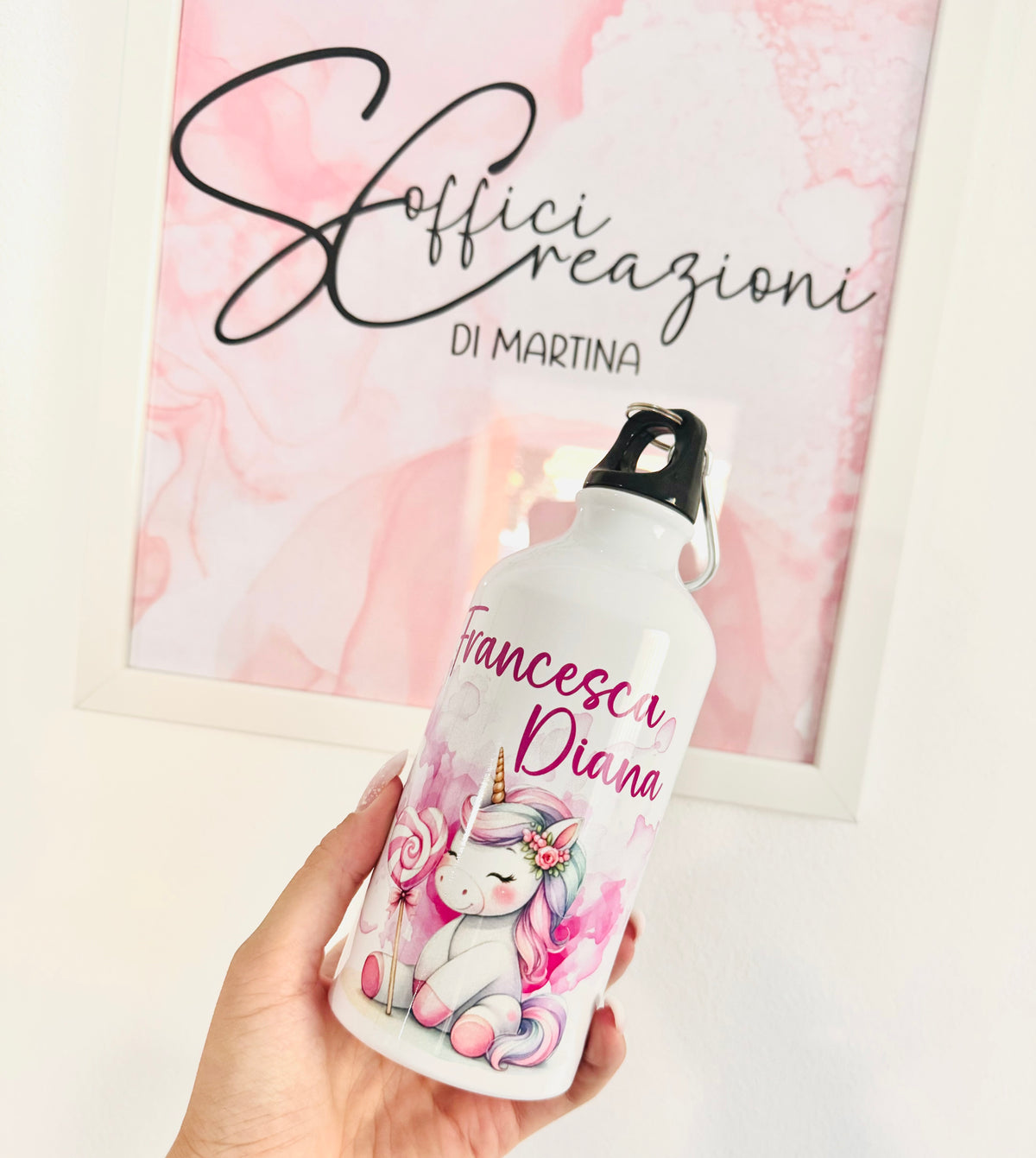 Borraccia personalizzata asilo o adulto