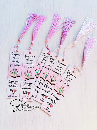 Personalized metal bookmarks
