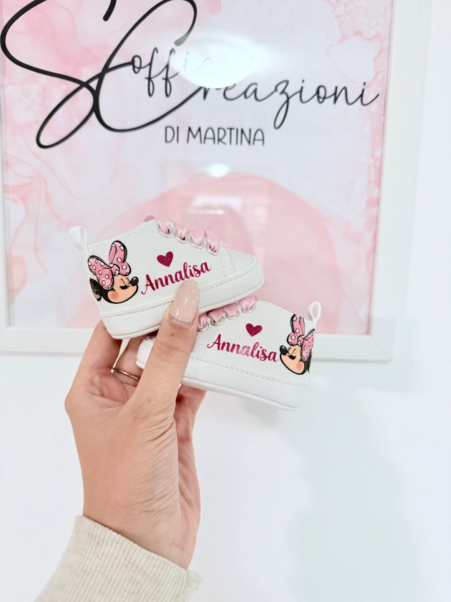 Scarpe neonato personalizzate