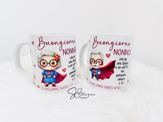 Tazza personalizzata nonni
