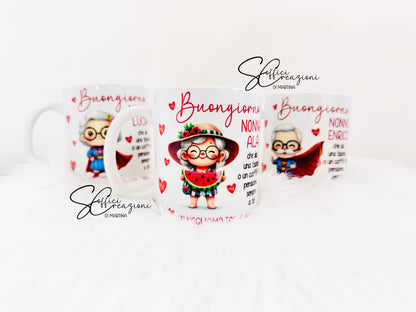 Tazza personalizzata nonni
