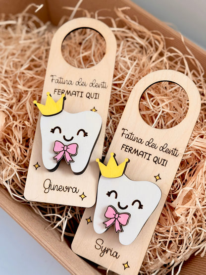 Tag fatina dei denti porta dentino