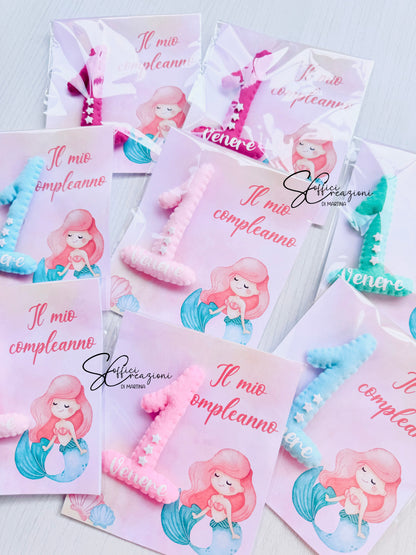 Birthday number favors