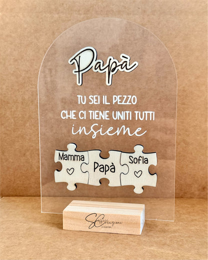 Decorazione da tavolo festa del papà