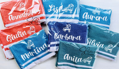 Telo mare fouta con nome