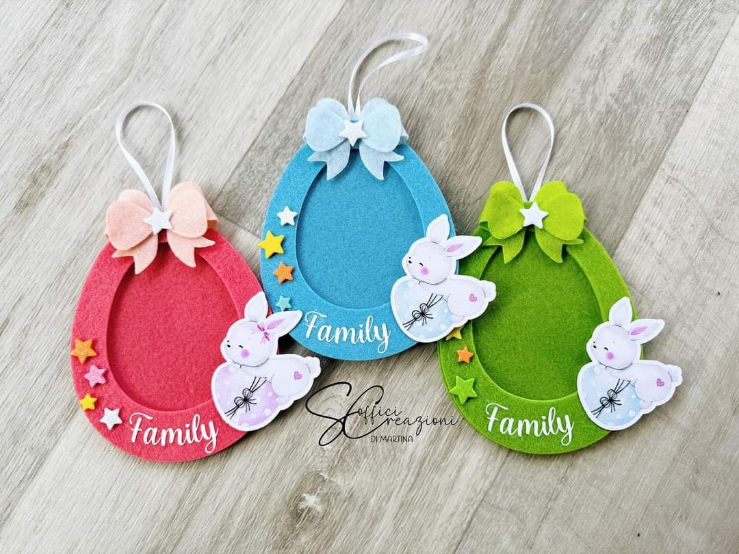 Uovo Portafoto decorazione pasqua