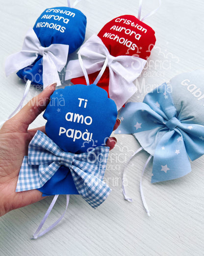 Palloncino colorato con dedica 