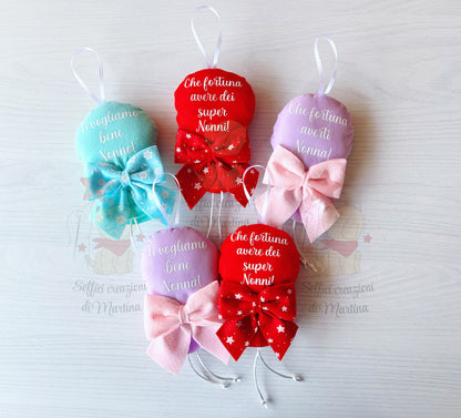 Palloncino colorato con dedica 
